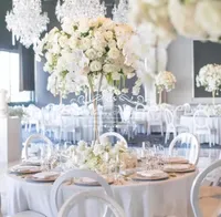 DIY 80 cm nieuwste hoge middenstukken trouwtafel centerpieces decoratie bloemstand decoratieve gouden vazen ​​voor huwelijk