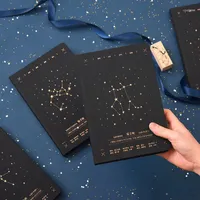 Retro Diary Book A5 Twelve Constellation Notebook Lines Pages Journal Note Refiller Paper Planner Stationery Gift1