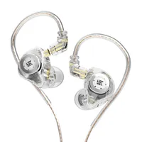 Kopfhörer Ohrhörer KZ-EDX Pro HiFi Bass Sport laufen 3,5 mm verkabelt in Ohrstereo-Geräuschstündungs-Headset-Ohrhörern mit Micheadphones