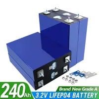 Grad A Prismatic 240Ah LifePo4 Battery Cell DIY 12V 24V 48V Batterier Pack 3.2V 230AH LITHIUM IRON FOSFAT SOLAR RV HOME ESS