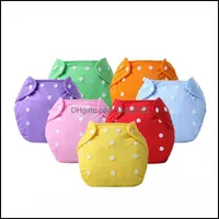 Cloth Diapers Diapering Toilet Training Baby Kids Maternity Reusable Baby Diaper Washable Adjustable Pant Di Dhvt1