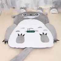 Dorimytrader Japan Anime Totoro Sleeping Bag Cover Big Plush Soft Carpet Mattress Bed Sofa Tatami Gift without cotton DY61067162i