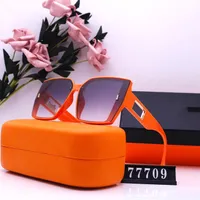 Modepaar luxe ontwerpers zonnebril voor dames heren zonnebril buiten drive vakantie zomer gepolariseerde vrouw zonnebril doos