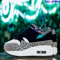 Shoes Casual 1 Sneakers Air Mens AirMax1 Women 87 Atmos Elephant Chaussures Trainers One Runnings Max 908366-001 Runners Scarpe Gym Zapatillas Black Schuhe Fashion