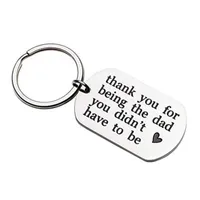Keychains Dad Key Chain Father Day Day Regalo para el cumpleaños de la boda de cumpleaños Adopto Beiling Box Keychains