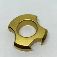 12mm de brass de brass de 12 mm de dedo puro de cobre EDC Self Defense Anel Key Chain Accessories Creative xxih