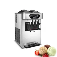 BKEIGH Small Commercial Desktop Soft Ice Cream Machine Salvado de energía