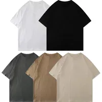 Ess Designer Women Mens T Shirts Liter klatki piersiowej Tshirty Koszulka z krótkim rękawem Ożywne niezbędne Essentials Lose Oversize Casual T-Shirts Tops Mens Womens Black