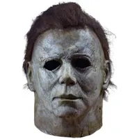 Michael Myers Volledige hoofdmaskers voor Halloween Carnival Costume Party Party Costume Scary Horror Masquerade Latex Mask T220801