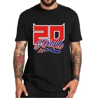 Fabio Quartararo Tshirt El World 오토바이 라이더 캐주얼 스포츠 티 셔츠 탑 짧은 슬리브 100%면 EU 크기 220613
