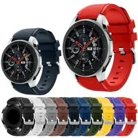 22mm silikonband för Samsung Galaxy Watch 46mm / Gear S3 Frontier / Huawei Watch GT GT2 46mm / HUAMI AMAZFIT GTR 47mm Correa Strap Y220401