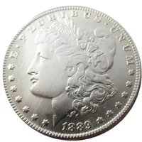90 ٪ Silver US Morgan Dollar 1889-P-S-O-CC New/Old Coll Corr Color Coin Orgens Brass Oldsories Home Decoration Accorities 2703
