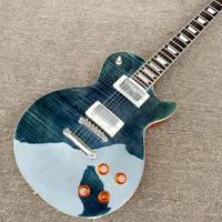 guitare 2022 New Left -Handed Brown 6 String LP LP Custom Electric Guitar expédié rapidement