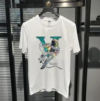 Diamond Stone Anime Summer Casual Casual for Men T-shirt shirt shinestone de alta qualidade de rua tshirt plus size 05