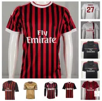 AC Milans 2009 2010 2011 2012 2013 2014 Retro Soccer Jersey 09 10 11 12 13 14 Ronaldinho Beckham Maldini Pato Seedorf Inzaghi Ibrahimovic Pirlo Vintage Football Shirt