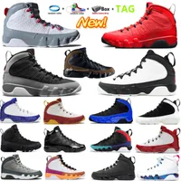 2022 Jumpman 9s Chaussures de basket-ball Designer 9 Olive Concord Trainers Fire Red Particle Grey Universit