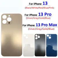 Pour iPhone 13/13 Mini / 13 Pro Max Cover Batter Battery Glasse Big Big Camera Hole Remplacement