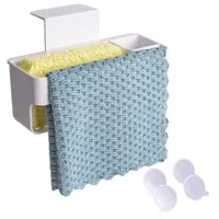 Kitchen Storage & Organization Shelf Sponge Holder Draining Sink Box Organizer Hanging Drying Rack Tidy Utensils Towel RackKitchen