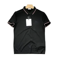 Monclair 22SS Przesunięcie klatki piersiowej Logo Logo Mens Polo Shirt Letter Logos Logos Koszule Koszule dla mężczyzn Designer