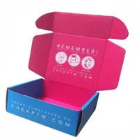Caixa de assinatura de maquiagem de perfume de papel de design personalizada