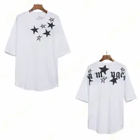 2022 Mens T Shirts Designer Tshirts Alphabet Graffiti Angel T Shirt بين النجوم كوكب طباعة ملابس Decapitated Bear Graphic Ty Shirt قميص كبير الحجم ملائمة A4