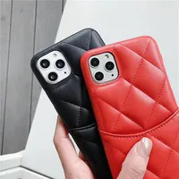 Designer Phone Cases For IPhone 12 13 11 Pro Max X Xs Xr Se 6 6S 8 7 Plus Leather Skin Card Pocket Famous Case Shell2642