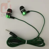 common cheap serpentine Weave braid cable headset earphones headphone earcu319Q