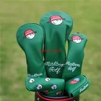Malbon Golf Club Driver Fairway Woods Hybrid Putter and Mallet Headcover Fishermans Hats Design Cover Cover Cover 220517285W