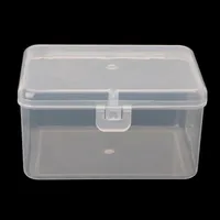 Förvaringslådor fack små transparenta lådor Chip Hårdvarufodral Holder Jewelry Organizer Electronic Components Accessories Tool Container