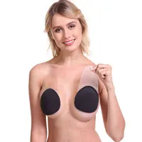 5PC Women Sticky Bra Push Up Nipple Stickers Adhesive Invisible Nipple Cover sutia adesivo mujer Woman Accesorios pezoneras mulher Y220725