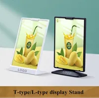 A5 148X210mm Plastic Sign Holder Table Card Display Plastic Upright Menu Holder Stand Poster Picture Frame