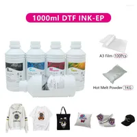 Комплекты для пополнения чернил 1000 мл DTF Film Tranfer для футболки с прямой трансферной принтером и линейки22