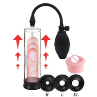 effective penis pump vacuum for enlarger extender enlargement dick men sexy toy increase length male train adult285F