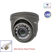카메라 실외 방수 5MP AHD 카메라 SONY335 DVRIP IP ROGE22 용 IR 컷 적외선 LED를 가진 비디오 감시 보안 미니 돔