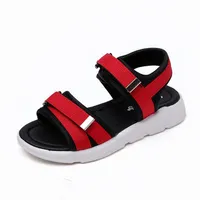 CUZULLAA Kids Tap Beach Sandals For Girls Boys Summer Rubber Sole Hook & Loop Slip-resistant Sandals Shoes Size 26-36252i