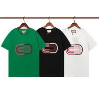 Camiseta de designer de 22sss para homens camisetas letras de verão imprimem camisetas de vestuário masculino de algodão de algodão de alta qualidade