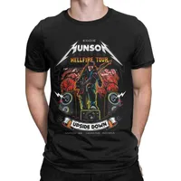Fashion Most Metal Tour Vintage Music Funny Eddie Munson Munson Stranger Things T Shirt For Men Camiseta de manga corta Ropa gráfica1