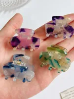 Ny Mini Acetate Hair Claw Clips Women Girls 2022 Fashion Small Barrettes Crab Hairn Ponytail Styling Hair Accessories