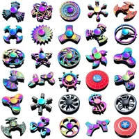 120 rodzajów w stężeniu fidget spinner Rainbow Hand Spinners Tri-Fidget Metal Gyro Dragon Wing