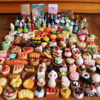 16 Miniature Dollhouse Food Supermarket Mini Snack Simulation Cake Wine Drink for Blyth Barbies Doll Kitchen Accessories Toy 220725