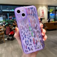 Colorful Lips Paper Bling Phone Cases For Iphone 14 13 Pro Max Phone14 12 11 XR XS X 8 7 Plus Laser Mouth Changing Color Clear Glitter Sparking Soft TPU Fashion Back Cover