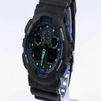 Новые мужчины, бегущие вооруженные часы наручные часы GA100 светодиодные кварцевые часы спортивные мужские Relogios Masculino Shock Big Cell G AA386319E