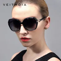 Veithdia New Arrival di fascia alta Ladiestr90 HD occhiali da sole polarizzati Donne retrò occhiali da sole e accessori femminile gafas 7021311V