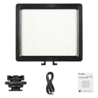 Flash Heads LED Video Light Panel On-Camera 5600K Lamp Adjustable Brightness With Cold Shoe Mount For Pography Live Streaming1321W