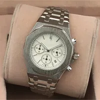 New Fashion Watch Mens Automatic Quartz Bewegung wasserdichte hochwertige Armbanduhr Stunde Hand Display Metallgurt einfache luxuriöse beliebte Uhr