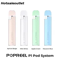 Uwell Popreel P1 Kit 400MAH Bateria 13 W Vape Pen Pen 2ml Waporyzator Elektroniczny papier papierosowy SyeTem Authentic