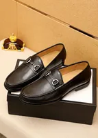 2022 zapatos de vestimenta para hombres Groom Groom Wedding Oxfords Genuine Leather Oxfords Men Brand Formal Business Basquelas Tamaño 39-45