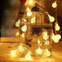 Dizeler Düşük voltajlı 10m 100 LED String Lights Star Ball Tatil Noel Dekoratif Kapalı ve Açık Yatak Odası için Dekoratif