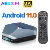 A95X F4 RGB AMLOGIC S905X4 SMART ANDROID 11 TV BOX 4K HD YouTube 4GB RAM 32GB 64GB 1258GB DualWiFiセットトップボックスメディアプレーヤー28304U