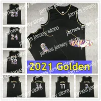 James Mens Basketball Jersey 30 Curry 6 Lebron 7 Durant 12 Morant 24 B R Y A N 3 Iverson 34 Antetokounmpo 23 MJ 77 Doncic 1 Booker Golden Stitched